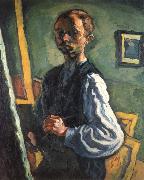 Heinrich Eduard Linde-Walther Even likeness Sweden oil painting artist